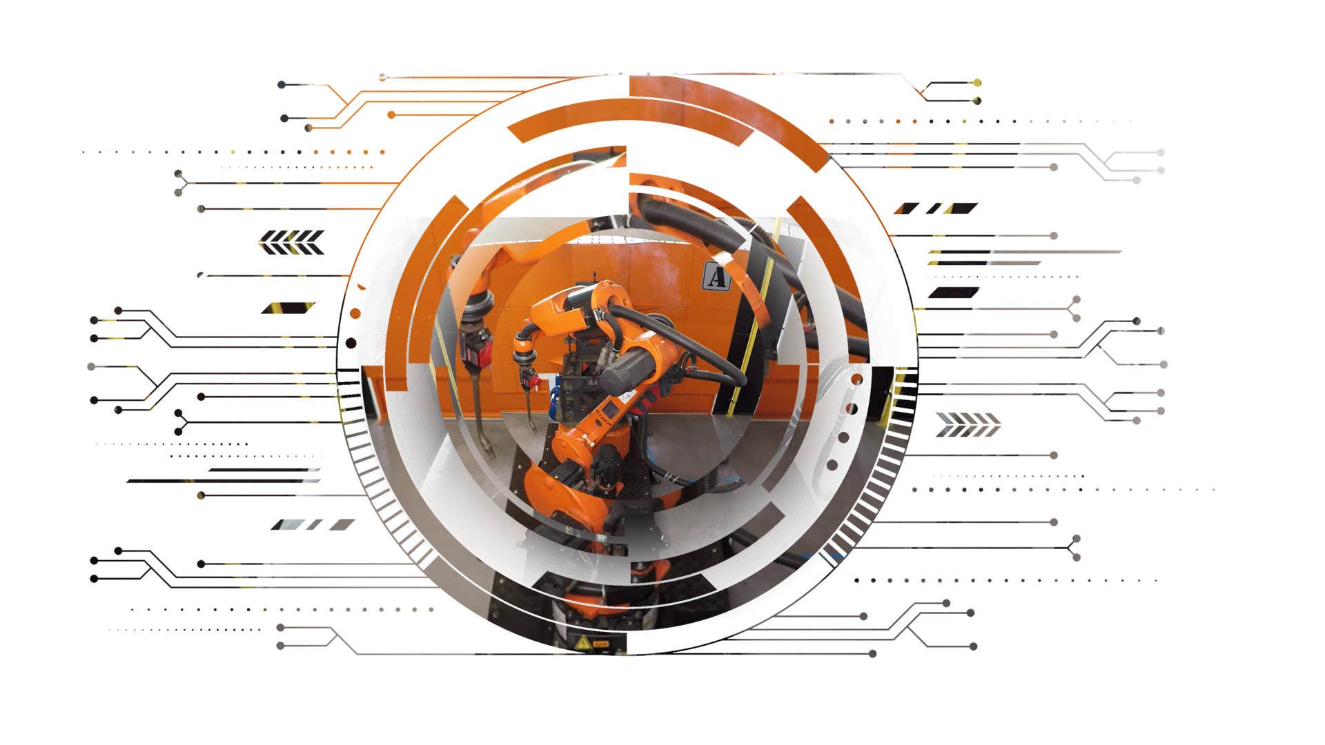 Roboty spawalnicze i automatyzacja produkcji - wiedza w 2026 5 Robot spawalniczy przy spawaniu ram stalowych i elementów konstrukcyjnych